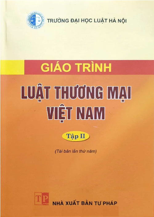 Giáo trình Luật thương mại Việt Nam tập 2